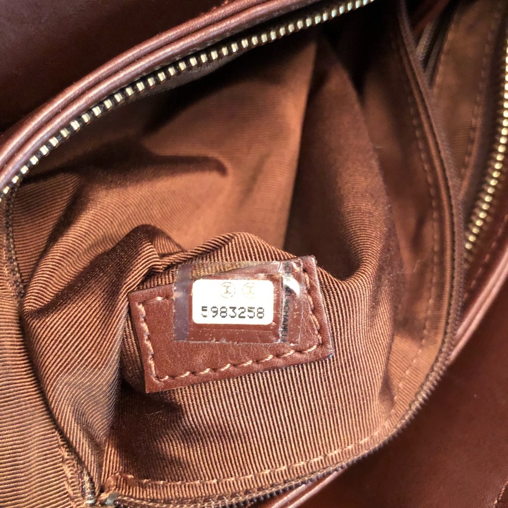 Chanel handbag straw natural - Picture 6 of 8